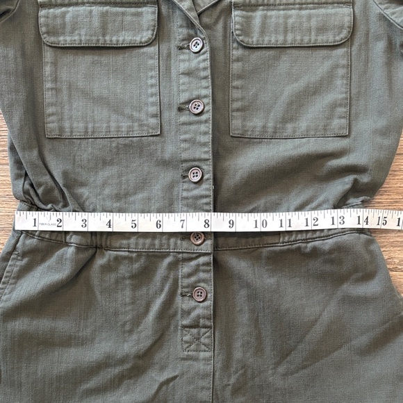 RVCA Conscious Rancher Utility Romper Jumper Women's Size Small 100% Cotton - Picture 10 of 16